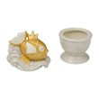 Photo6: Pokemon Center 2024 Ceramics Golden Magikarp Statue Canister (6)