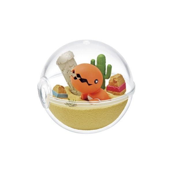 Photo1: Pokemon 2024 Terrarium Collection Relaxing Time #3 Trapinch Mini Figure (1)