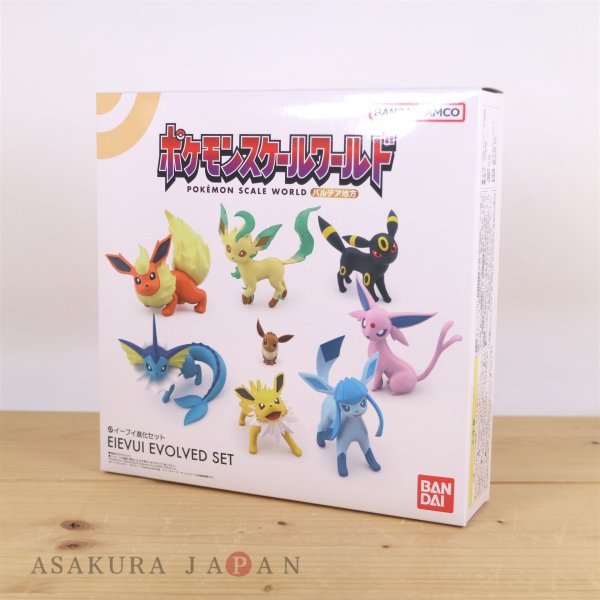 Photo1: BANDAI POKEMON SCALE WORLD Paldea edition "Eevee Evolution Set" 1/20 Figure (1)