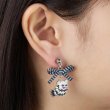 Photo5: Pokemon Center 2025 Similar Companions Pierced Earrings Zigzagoon (5)