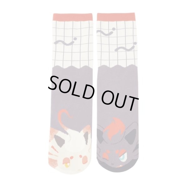 Photo1: Pokemon Center 2025 Similar Companions Socks for Women 23 - 25 cm 1 Pair Zorua (1)