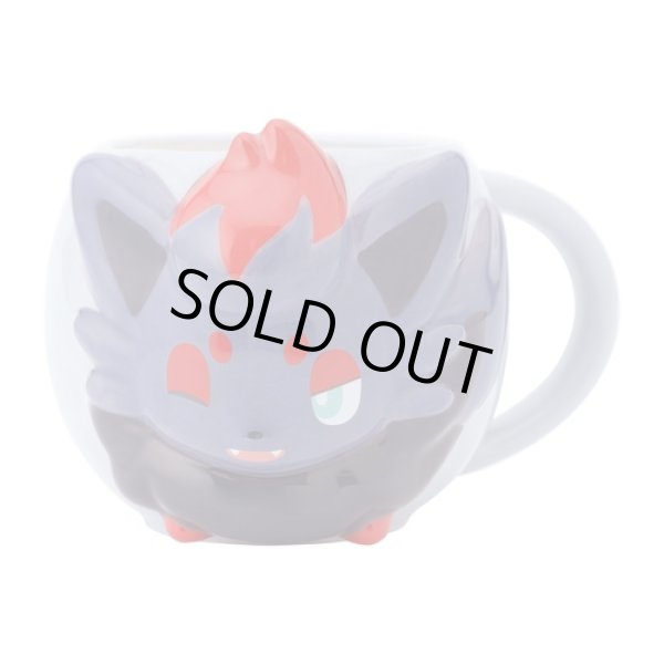 Photo1: Pokemon Center 2025 Similar Companions Porcelain Mug Zorua ver. (1)