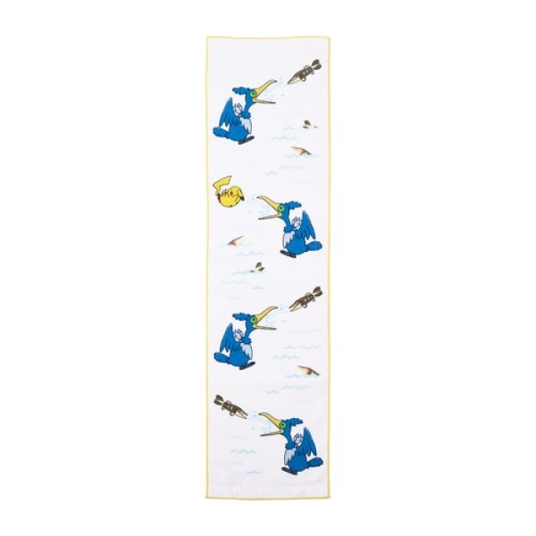 Photo1: Pokemon Center 2024 Roll-up Towel Hand towel Cramorant (1)