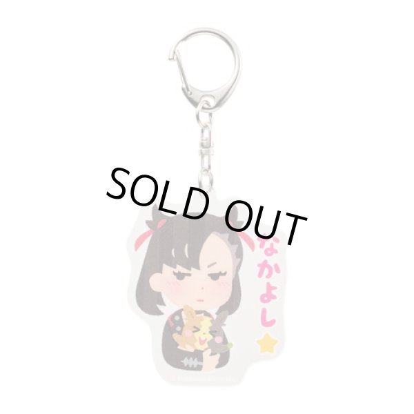 Photo1: Pokemon Center 2021 Pika Pika Friends Acrylic key chain Marnie Morpeko ver. (1)