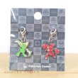 Photo2: Pokemon Center 2022 Metal Charm # 123 212 Scyther Scizor (2)