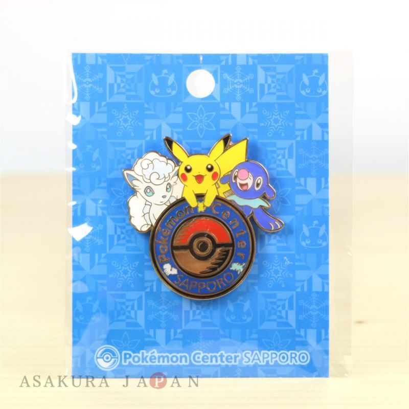 Pokemon Center Sapporo Limited Original Logo Pins Pin Badge Alola