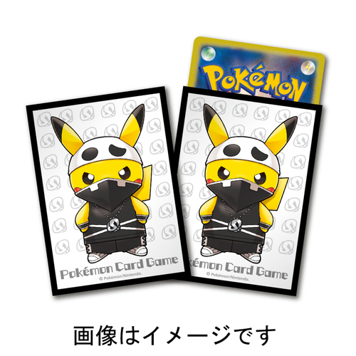 Pokemon Card Game Sleeve Secret Team Skull Pikachu 64 Sleeves Japanese