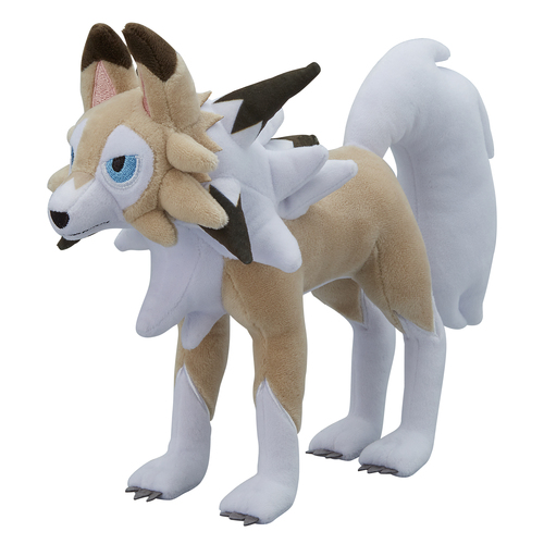 Pokemon Center 2017 Lycanroc Midday Form Plush Toy - Asakura-Japan.com