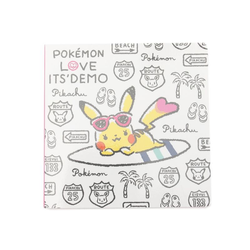 Pokemon Love Its Demo Sticky Book Surfer Pikachu