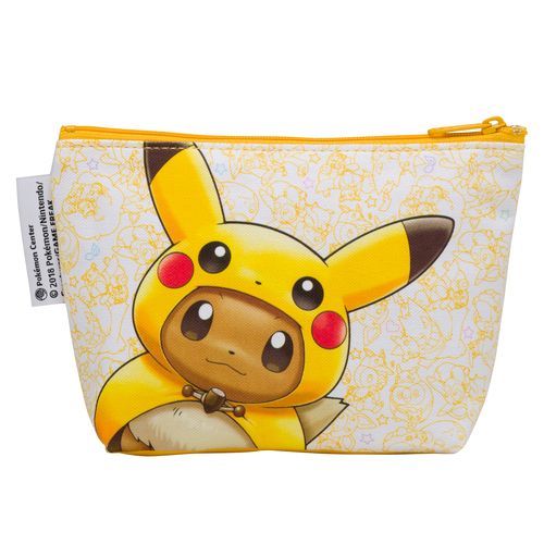 Pokemon Center 2018 Fan Of Pikachu Eevee Pouch Case Bag