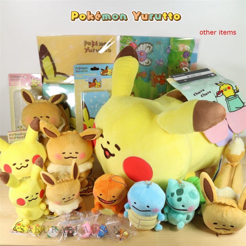 Pokemon hotsell yurutto plush