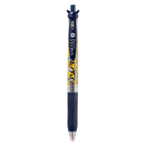 Pokemon Center 19 Zebra Sarasa Ballpoint Pen Pikachu Clip Ver Blue Black Ink