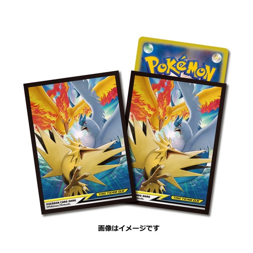 Pokemon Card Game Sleeve Articuno Zapdos Moltres Tag Team Gx 64